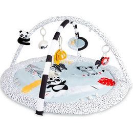 4Baby Plyšový kolotoč nad postýlku Rabbit - šedo/bílý