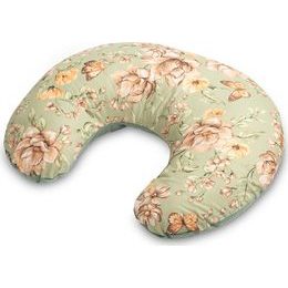 Kojící polštář ve tvaru U sensillo zelená s květy