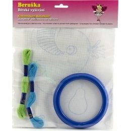 Vyšívání vyšívací rámeček, 3 předlohy 2 příze - mix druhů