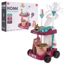 Dětský úklidový vozík s ručním vysavačem Home Helper