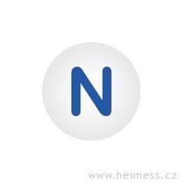 N - zacvakávací korálek, polovina