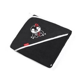 Dětská bambusová osuška s kapucí BabyOno černá