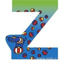 Ozdobné písmeno ze dřeva Z