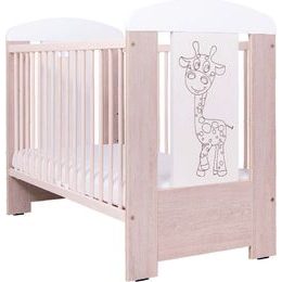 Dětská postýlka Drewex Žirafa přírodní