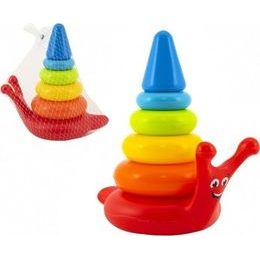 Pyramida kroužky šnek 6ks