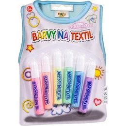 Akrylové barvy - 6ks se štětcem