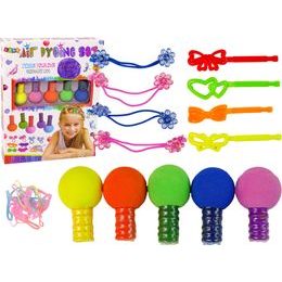 Sada na barvení vlasů pro děti 5 barev