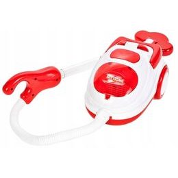 Dětský vysavač bílo-červený