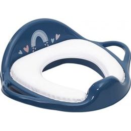 Dětské sedátko na WC měkké METEO modré