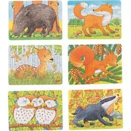 Puzzle mini - Lesní zvířátka, 24 díly