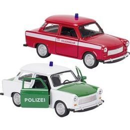 Trabant hasiči a policie se zpětným natahováním