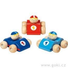 Dřevěná káča – hvězdičky a puntíky