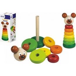 Dřevěná Pyramida medvěd 8ks