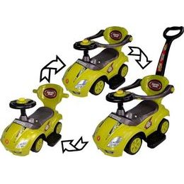 Dětské odstrkovadlo s vodící rukojetí - modré auto