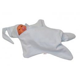 Baby Nellys Zavinovací osuška Baby Nellys - sv. modrá