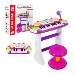 Klávesnice/pianko pro děti růžové