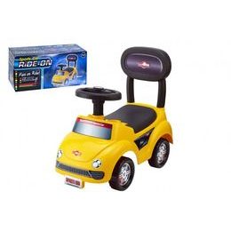 Odrážedlo auto plast žluté