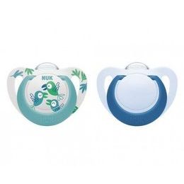 Dětské silikonové dudlíky 6-18 2ks