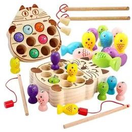 Doris dětská hra lovení rybiček na magnet Cat Fishing