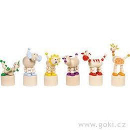 Mačkací figurky - zvířátka z Afriky