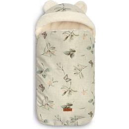 Zimní fusak do kočárku/ do autosedačky - olivy