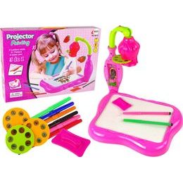 Kreslící projektor - růžová kytička