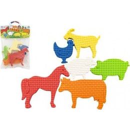 Pěnové vodolepky Naše farma 6ks