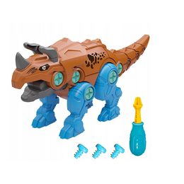 Šroubovací dinosaurus Triceratops hnědý