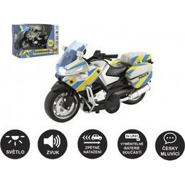 Motorka policejní na baterie - se zvukem CZ