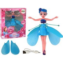 Ručně ovládaná létající panenka Magic Blue Fairy