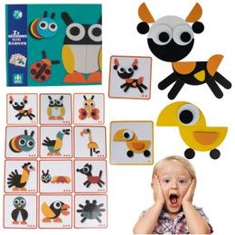 Dřevěné puzzle se zvířátky Animo Blocks