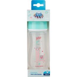 Canpol Babies Canpol Babies Antikolik. lahvička se širokým hrdlem, Exotic Animals, 300 ml - zelená