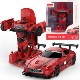 Rastar robot transformer 2v1 Mercedes GT3 AMG v měřítku 1:32