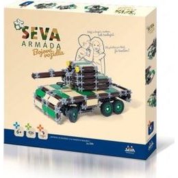 Stavebnice SEVA - ARMÁDA Bojová vozidla 436 dílků
