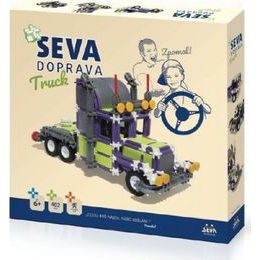 Stavebnice SEVA DOPRAVA Truck plast 402 dílků