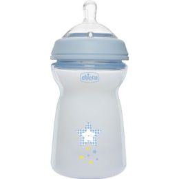 CHICCO Láhev kojenecká Natural Feeling 250ml, 2m+, Boy