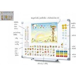 Kalendář magnetický - Školka 114ks magnetek