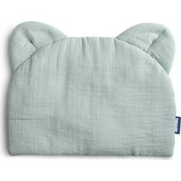 Mušelínová poduška do kočárku grafitová