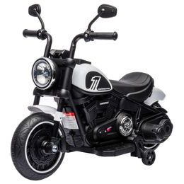 Dětská elektrická motorka Faster - bílá