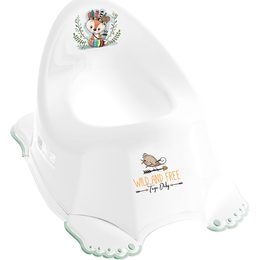 Dětský nočník protiskluzový Wild & Free liška bílý