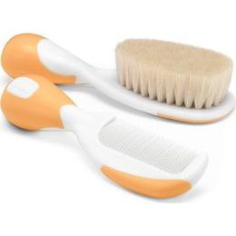 Hřeben a kartáček - oranžová