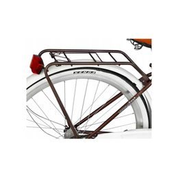 Městské Retro kolo Village 26" bílá + pletený košík