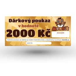 Dárkový poukaz 2000 Kč