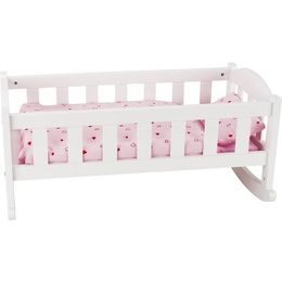 Bílá kolébka pro panenky (bez povlečení)