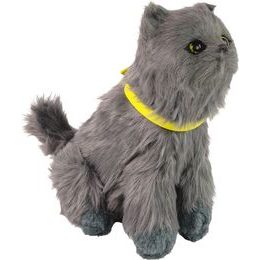 Interaktivní plyšová kočička - šedá