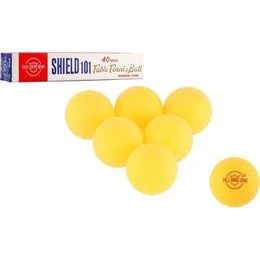 Míčky na stolní tenis SHIELD - bezešvé oranžové 6ks