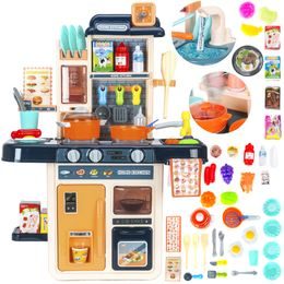 Dětská kuchyňka s doplňky modrá