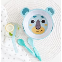 BabyOno Flexibilní lžičky, 2 ks, žlutá/šedá