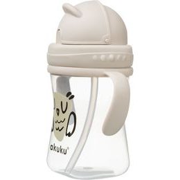 Dětská láhev se slámkou Akuku - Sovička