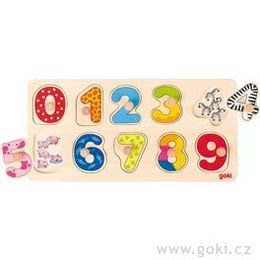 Puzzle s dřevěnými úchytkami Návštěva u doktora, 9 dílů